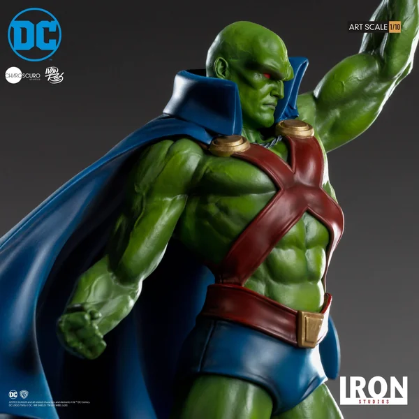 MARTIAN MANHUNTER BY IVAN REIS STATUETTE 1/10 DC COMICS DELUXE ART SCALE IRON STUDIOS 31 CM