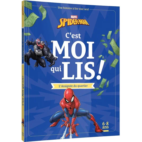 MARVEL - SPIDER-MAN - MES PREMIERES LECTURES - C'EST MOI QUI LIS - L'ARAIGNEE DU QUARTIER