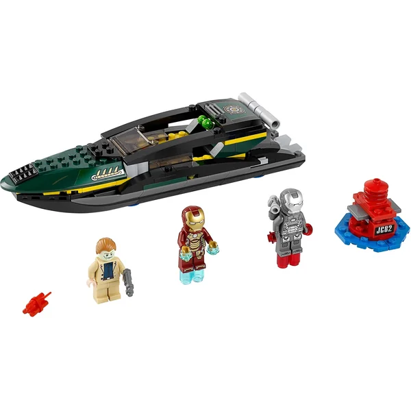 MARVEL SUPER HEROES, IRON MAN: LA BATAILLE DU PORT EXTREMIS, LEGO® 76006 - jeu de construction