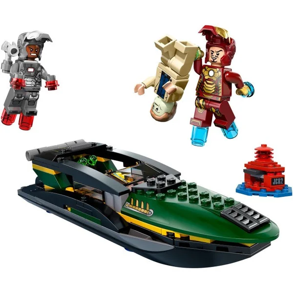 MARVEL SUPER HEROES, IRON MAN: LA BATAILLE DU PORT EXTREMIS, LEGO® 76006 - jeu de construction