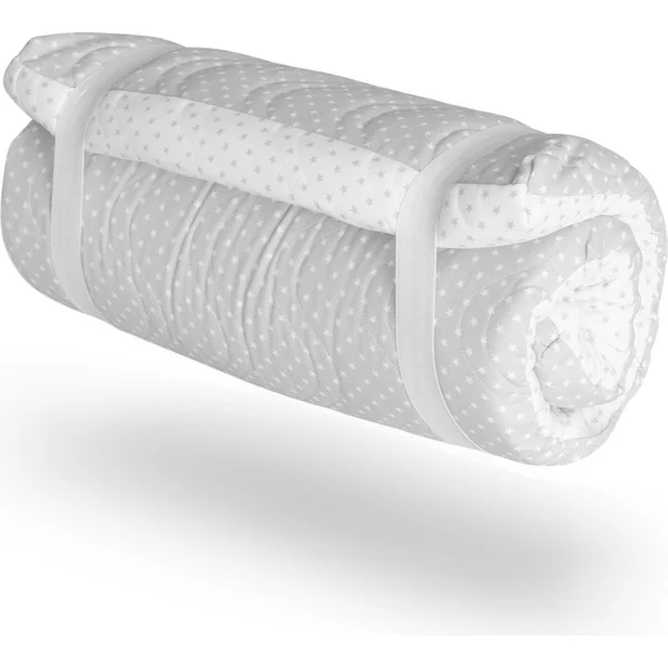 Matelas roulant de voyage 120x60, Étoiles Grises