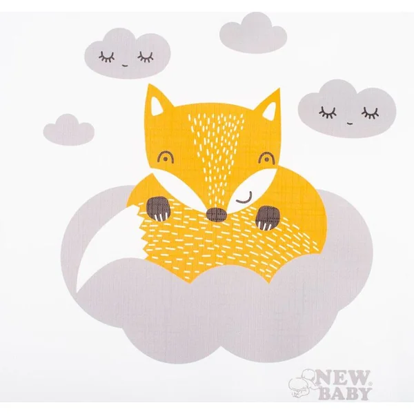 Matelas à langer New Baby Renard blanc 50x70cm