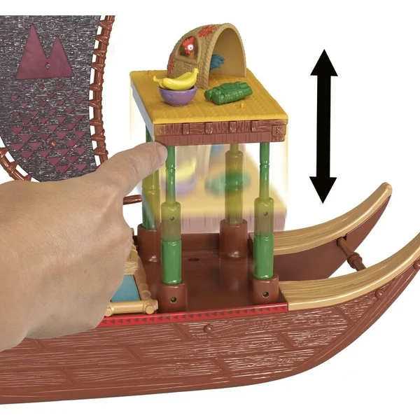 Mattel Disney Garland Vaiana Bateau transformable