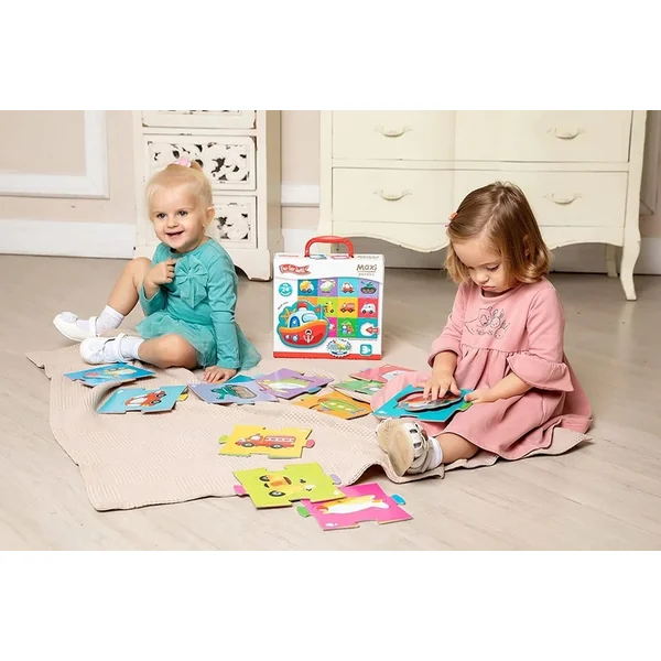 MAXI puzzle 24. Véhicules (61*47 cm)