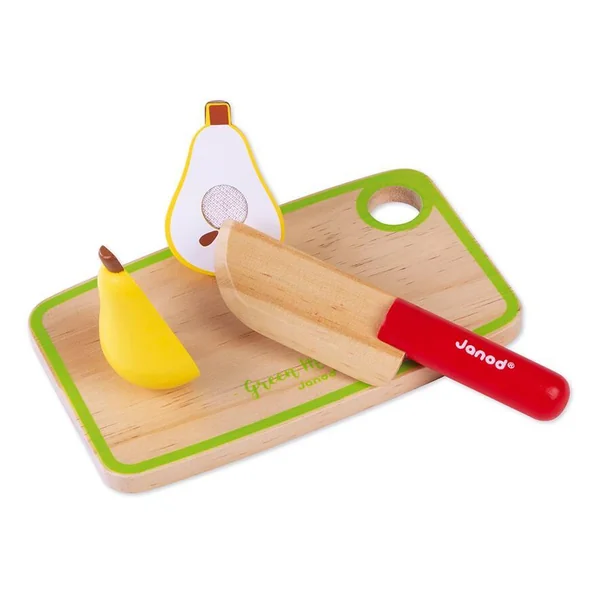 MAXI SET - FRUITS & LEGUMES A DECOUPER - EN BOIS