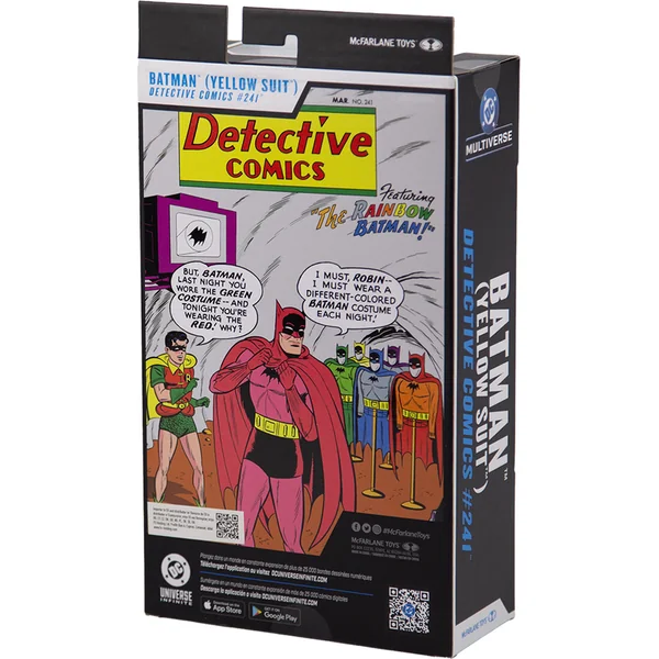 McFarlane figurine DC - Batman Yellow Suit (Detective Comics #241