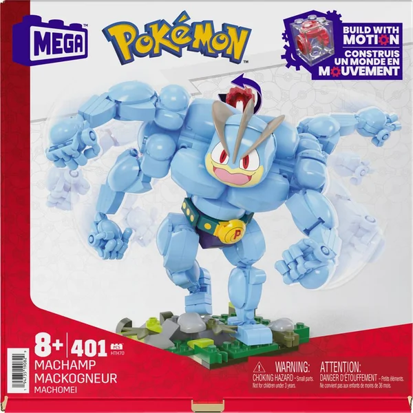 MEGA POKEMON - FIGURINE MACKOGNEUR A CONSTRUIRE