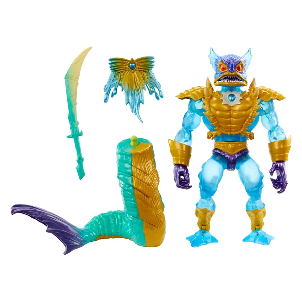 Mer-Man figurine Deluxe MOTU x TMNT Turtles of Grayskull Mattel 14 cm
