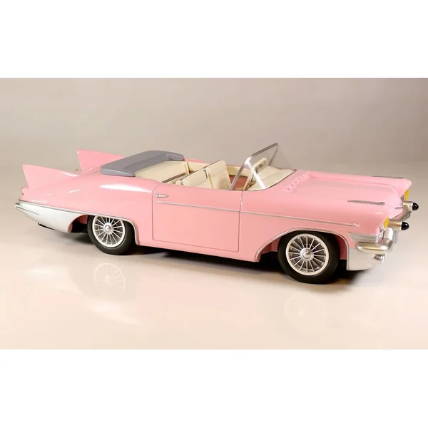 MICHEL AROUTCHEFF: CADILLAC ELDORADO ROSE - véhicule de collection 42 cm