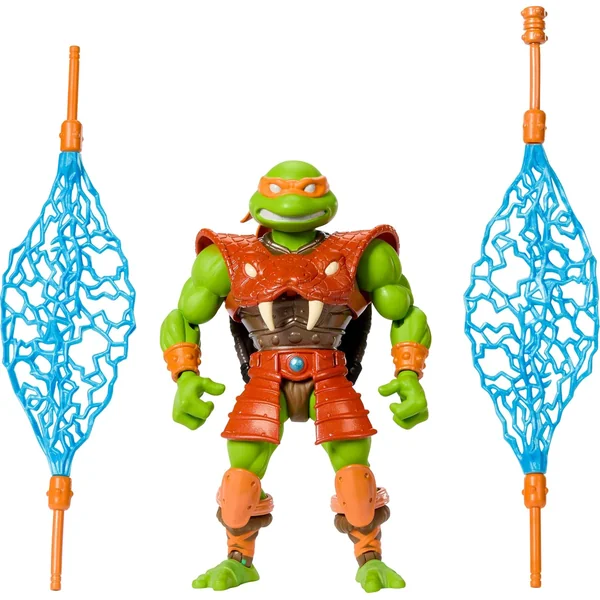 Michelangelo figurine MOTU x TMNT Turtles of Grayskull Mattel 14 cm