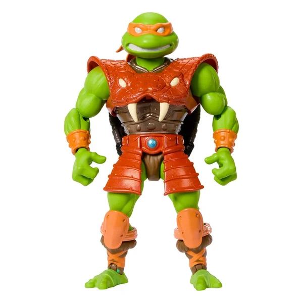 Michelangelo figurine MOTU x TMNT Turtles of Grayskull Mattel 14 cm