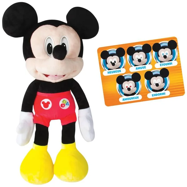 MICKEY EMOTIONS, PELUCHE INTERACTIVE SONORE