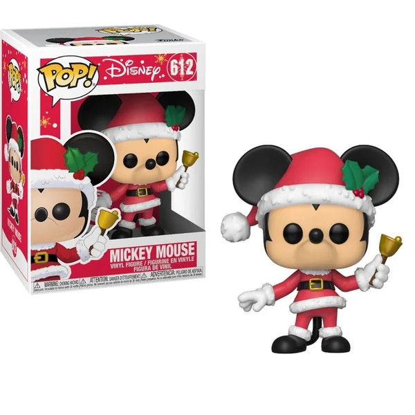 MICKEY MOUSE: HOLIDAY MICKEY, FUNKO POP! DISNEY #612 - figurine vinyl 10 cm
