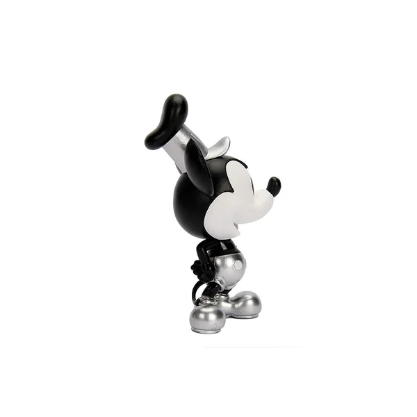 MICKEY MOUSE, THE TRUE ORIGINAL 90 YEARS: MICKEY, STEAMBOAT WILLIE - figurine en métal 12 cm (METALFIGS)