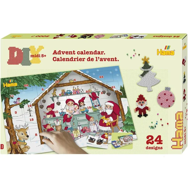 MIDI BOITE - CALENDRIER DE L'AVENT 5000 PERLES