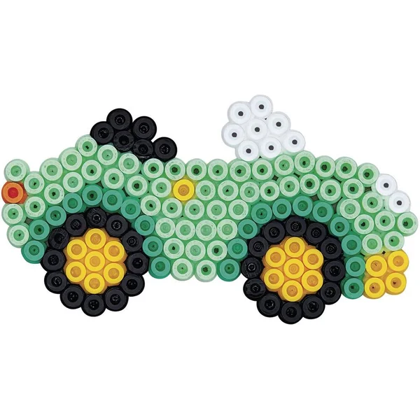 MIDI POT VERT 4000 PERLES +3 PLAQUES