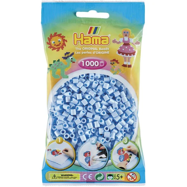 MIDI SACHET 1000 PERLES BLEU GLACIER