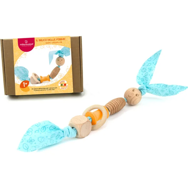 Milaniwood - Jeu sensoriel pour les tout-petits - chenille