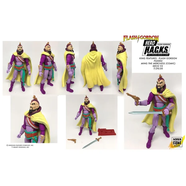 Ming The Merciless figurine Flash Gordon Hero H.A.C.K.S Boss Fight Studio