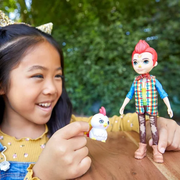 MINI POUPEE REDWARD COQ & CLUCK 15 CM