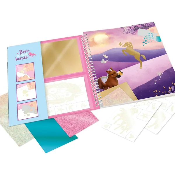 MISS MELODY LIVRE DE COLORIAGE STICK ET SHINE