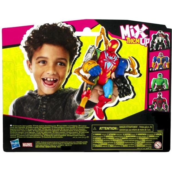 MIX MASHERS - SPIDER MAN - FIGURINE DELUXE IRON SPIDER