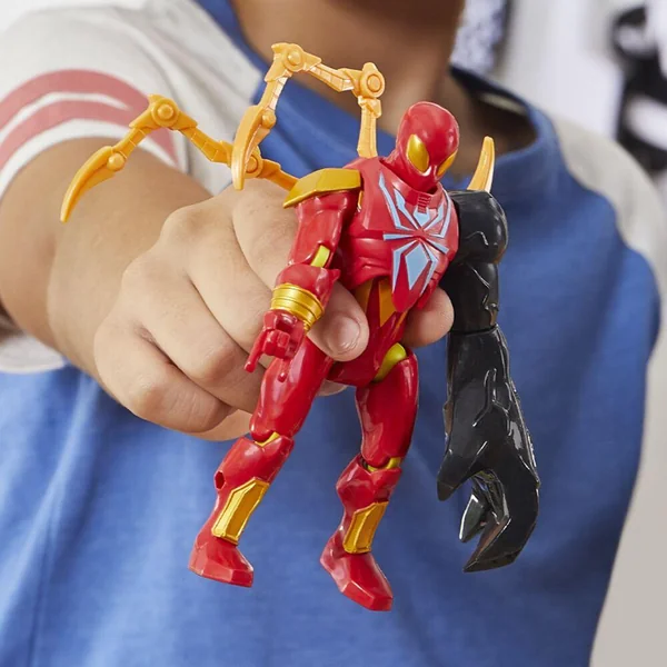 MIX MASHERS - SPIDER MAN - FIGURINE DELUXE IRON SPIDER