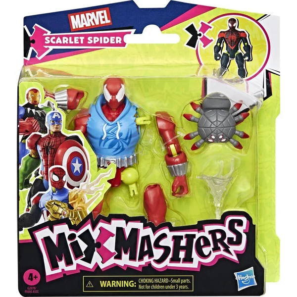 MIX MASHERS - SPIDER MAN - FIGURINE SCARLET SPIDER