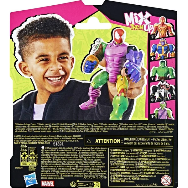 MIX MASHERS - SPIDER MAN - FIGURINE SCARLET SPIDER