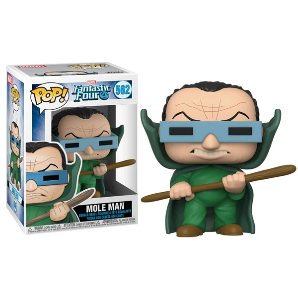 MOLE MAN FIGURINE POP FANTASTIC FOUR MARVEL 562 FUNKO