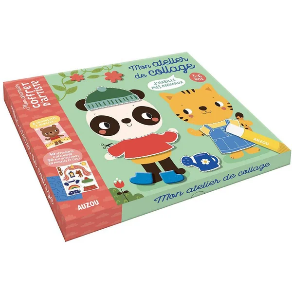 MON ATELIER DE COLLAGE - J'HABILLE MES ANIMAUX