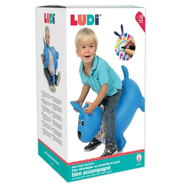 MON CHIEN SAUTEUR BLEU