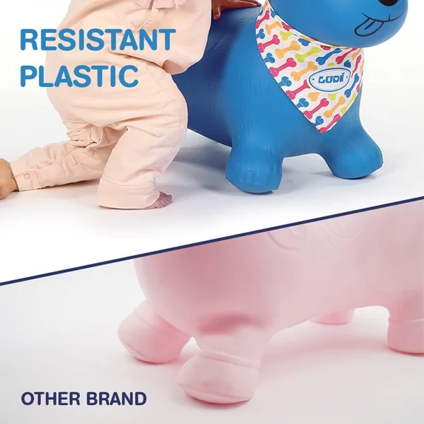 MON CHIEN SAUTEUR BLEU