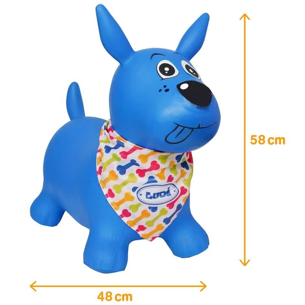 MON CHIEN SAUTEUR BLEU