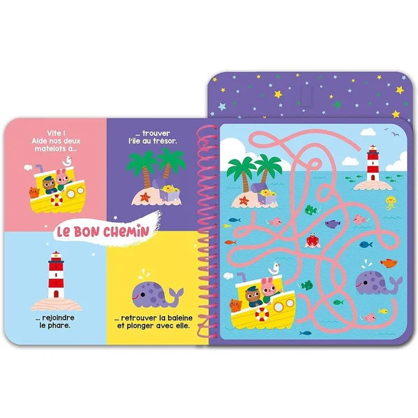 MON FEUTRE MAGIQUE A LA MER - AVEC FEUTRE A RESERVOIR D'EAU