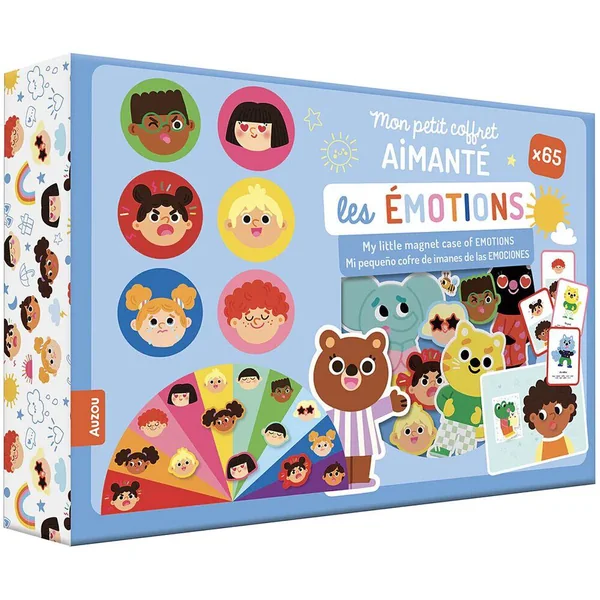 MON PETIT COFFRET AIMANTE - LES EMOTIONS