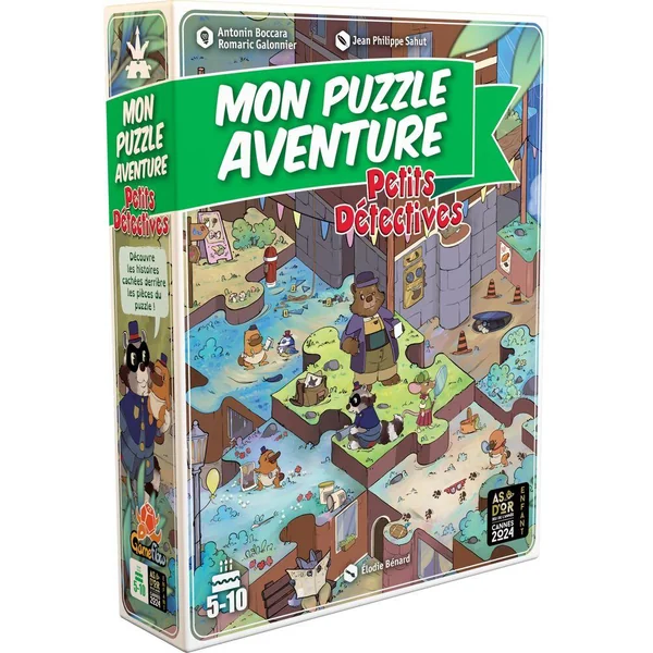 MON PUZZLE AVENTURE PETITS DETECTIVES