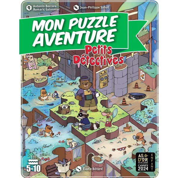 MON PUZZLE AVENTURE PETITS DETECTIVES