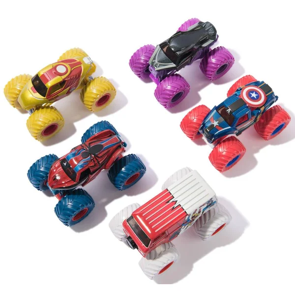 MONSTER JAM MARVEL - PACK DE 5 VEHICULES DIE-CAST 1:64