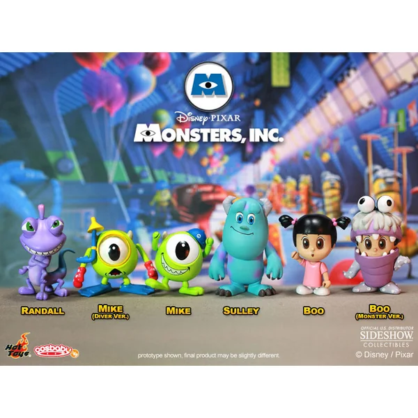 MONSTRES ET COMPAGNIE: pack de 6 figurines "COSBABY" Hot Toys 2013