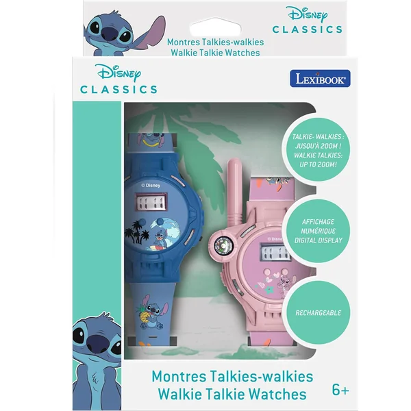 Montre avec talkie-walkie Disney Stitch