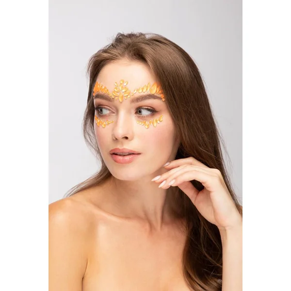 MOON GLOW - BIJOUX DE VISAGE NEON UV - ORANGE INTENSE