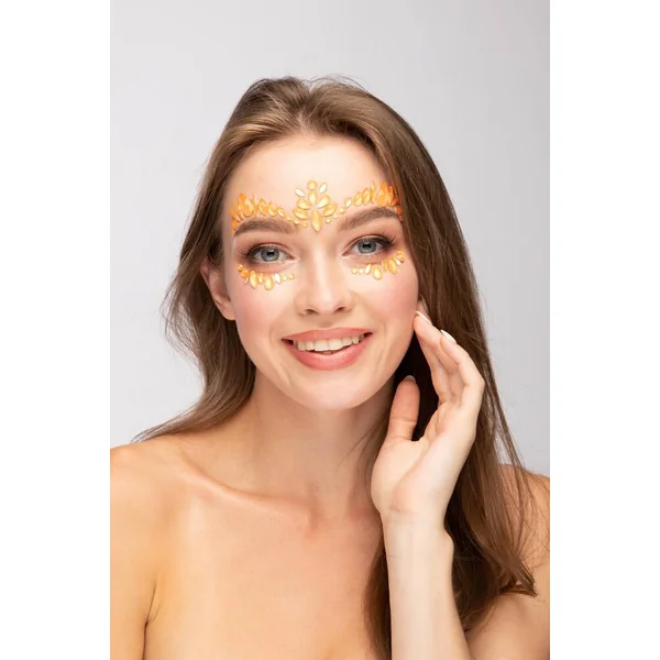 MOON GLOW - BIJOUX DE VISAGE NEON UV - ORANGE INTENSE