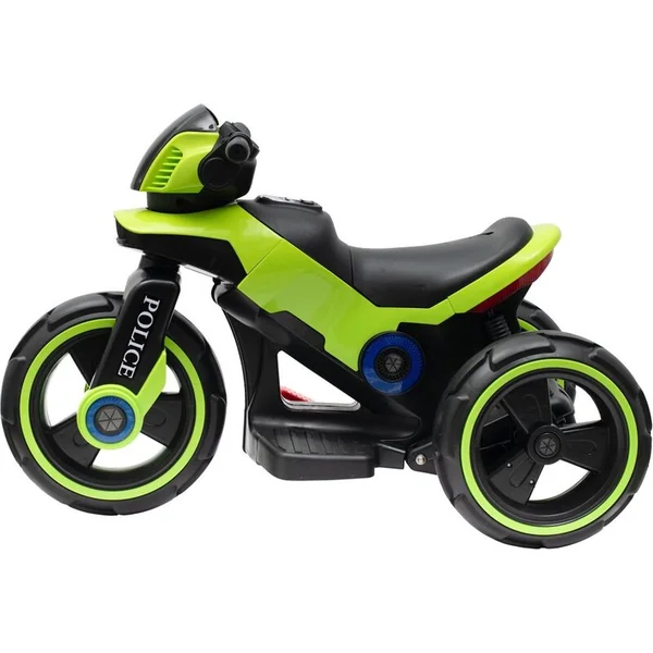 Moto électrique pour enfants Baby Mix POLICE verte