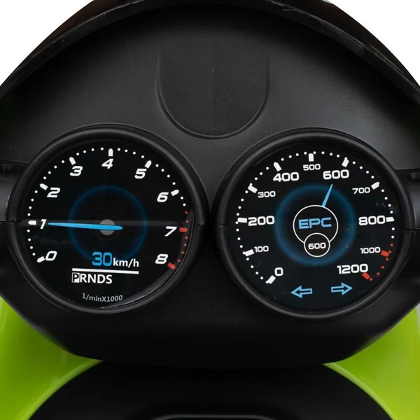 Moto électrique pour enfants Baby Mix POLICE verte