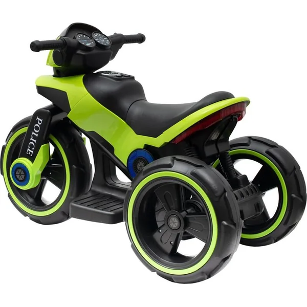 Moto électrique pour enfants Baby Mix POLICE verte