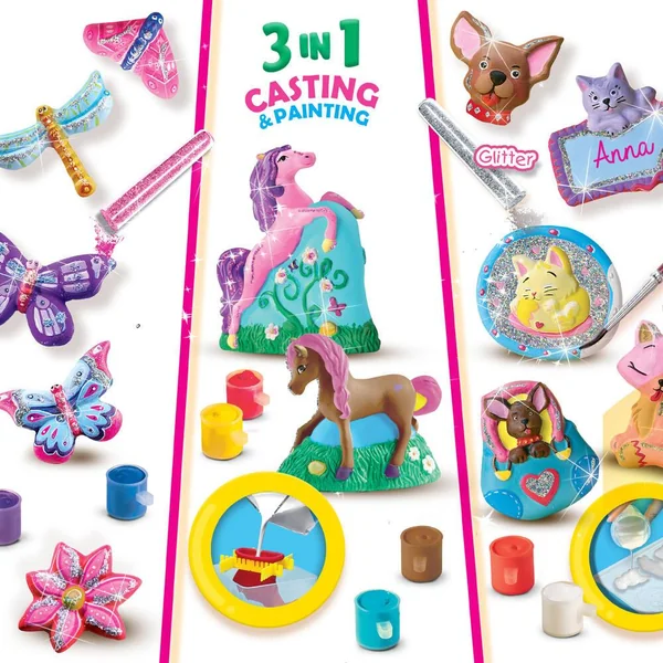 MOULAGE ET PEINTURE - 3 EN 1