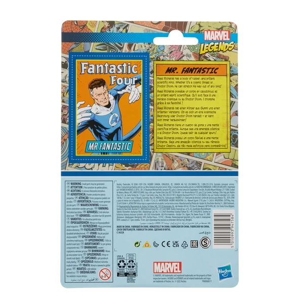 Mr. Fantastic figurine Marvel Legends Retro Collection Series Hasbro 10 cm