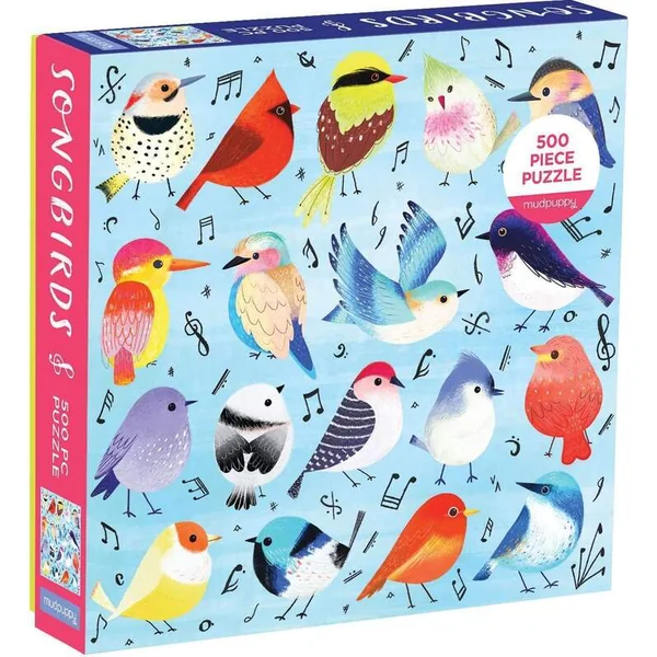 Mudpuppy Puzzle Oiseaux chanteurs 500 pièces