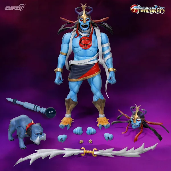 Mumm-Ra & Ma-Mutt pack 2 figurines Ultimate Thundercats Super7 5-18 cm